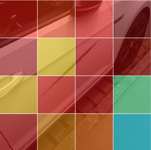 Farbfelder in fraudify