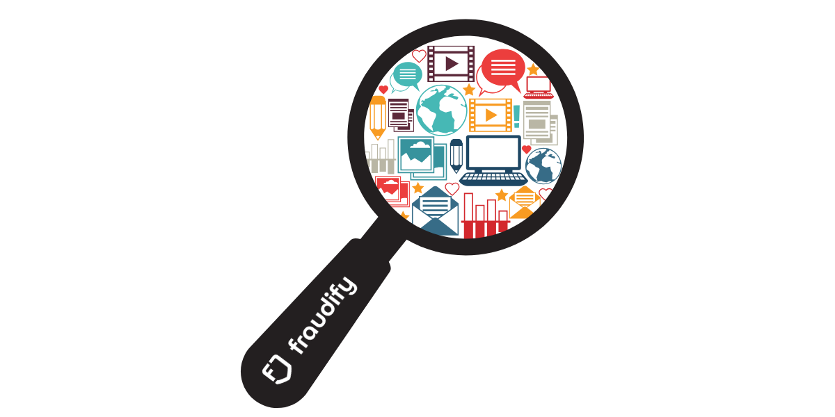 Lupe mit fraudify Logo