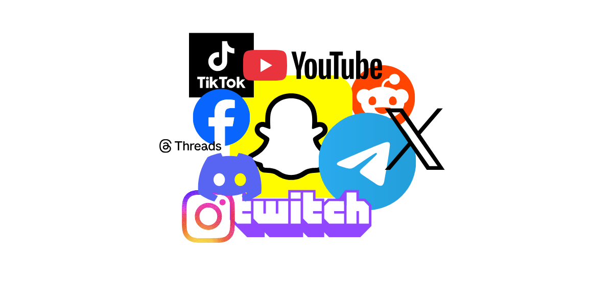 Social media Logos