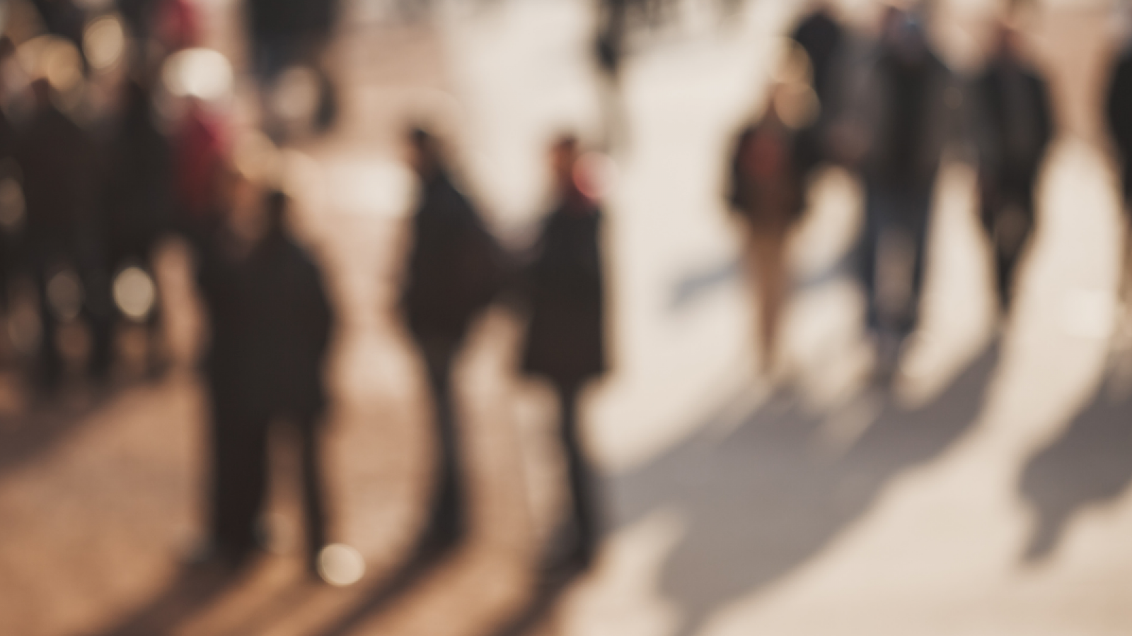 Bild von Menschen - unfokussiert