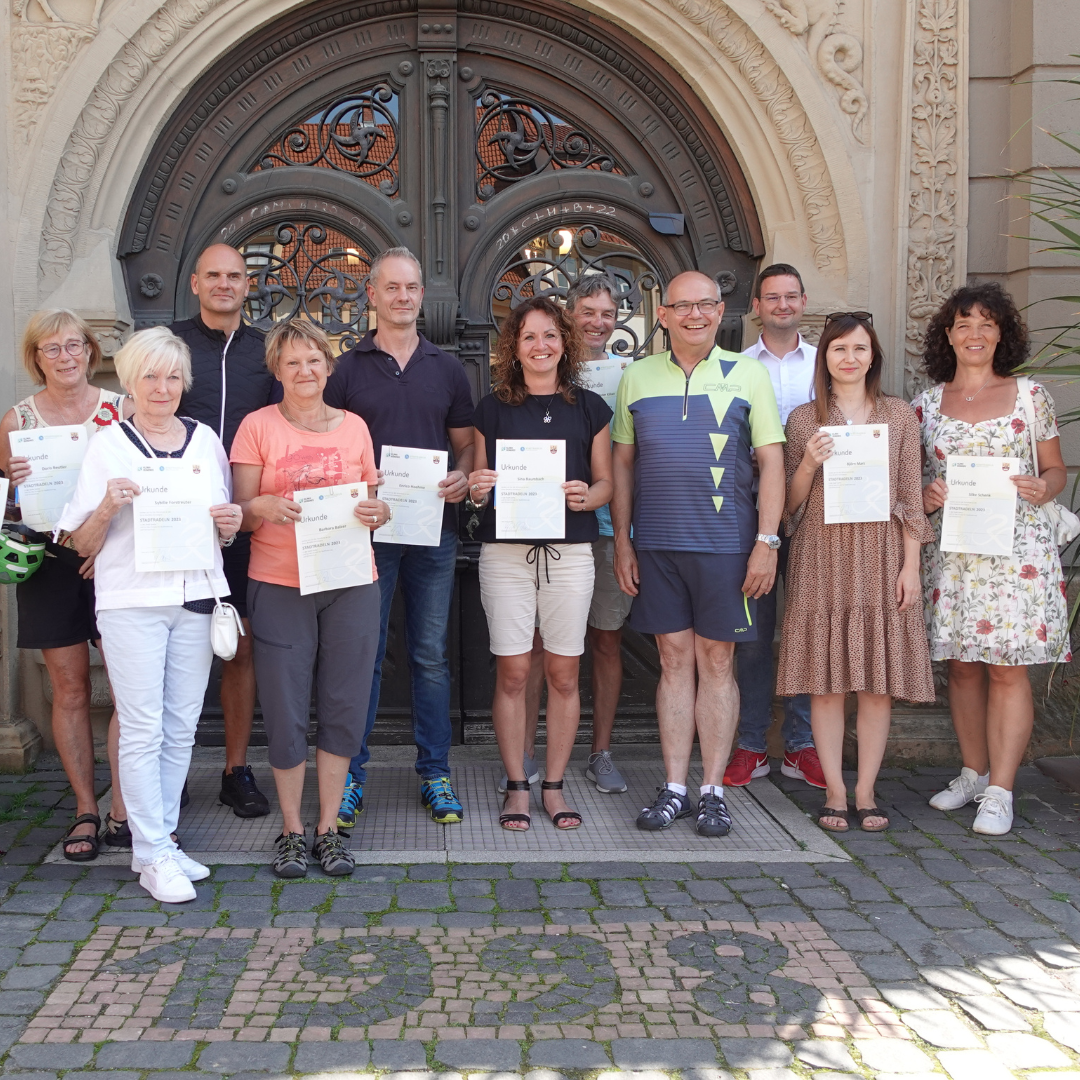 Siegerehrung Stadtradeln Gotha